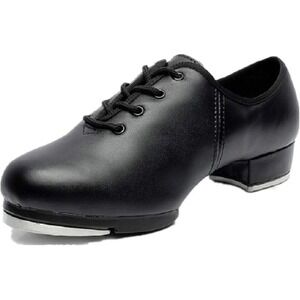 Children's Oxford Tap Dance Shoes Synthetic Black Size 4 New With Tags
